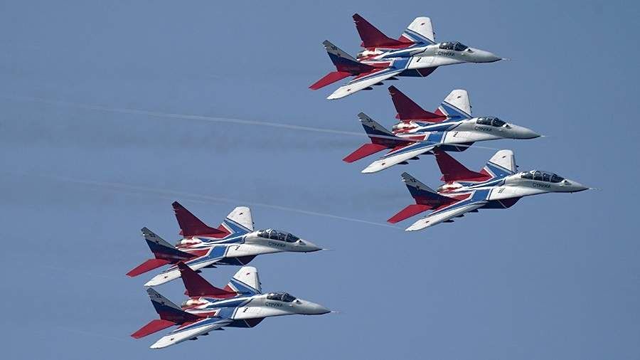 На Параде Победы истребители МиГ-29 пролетят в виде символа Z