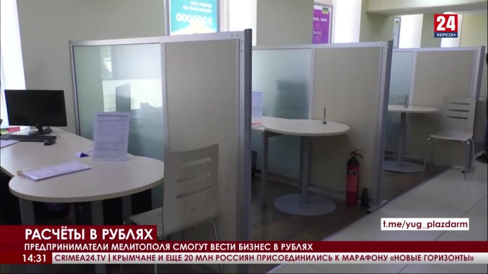 Предприниматели Мелитополя смогут вести бизнес в рублях