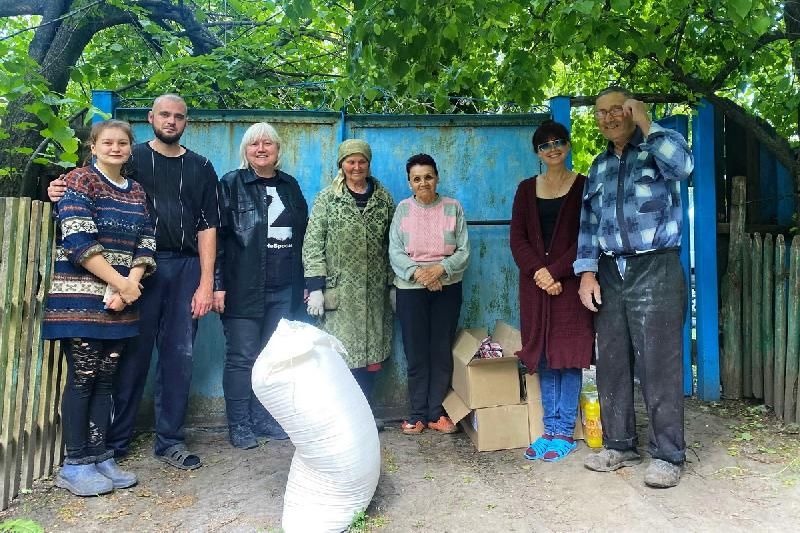 Светлана Гизай доставила гуманитарную помощь в села Попасное и Чабановка