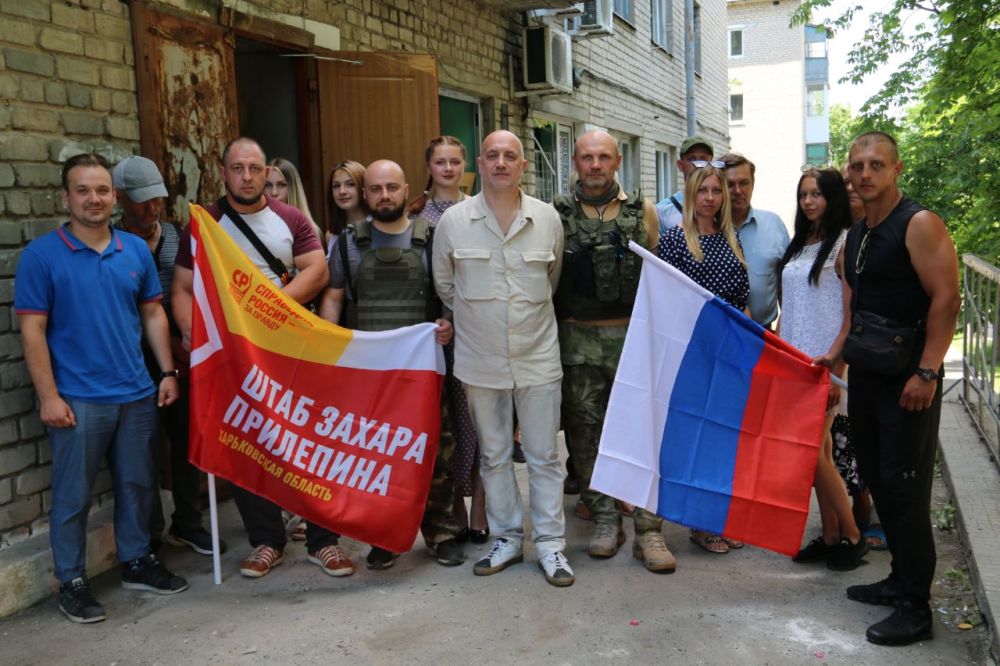 В освобожденном от оккупации Изюме Харьковской области открылся Штаб Захара Прилепина