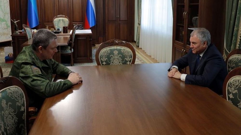 Вячеслав Володин посетил ЛНР