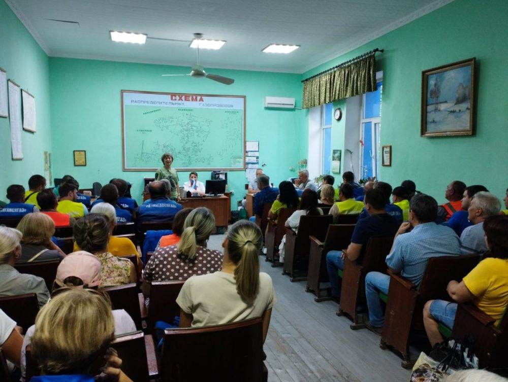 В Стаханове состоялась встреча ветеранского актива с работниками предприятия «Луганскгаз»