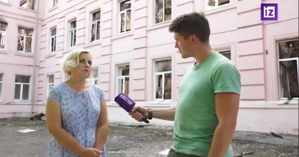 Удар ВСУ разрушил недавно отремонтированную школу в Родаковке в ЛНР