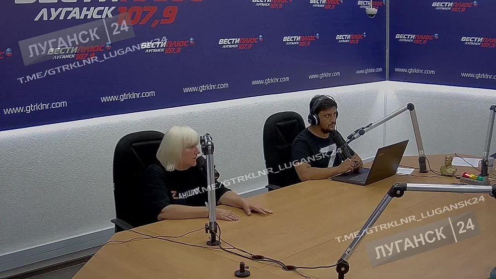 Депутат Народного Совета ЛНР Светлана Гизай в эфире телерадиомарафона «Zдесь и сейчас» на телеканале «Луганск 24» рассказала о проекте «Во имя Zавтра» и о патриотической работе с молодёжью