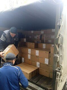 Госрезерв передал для жителей Горского более 29 т гуманитарной помощи - мэр Первомайска