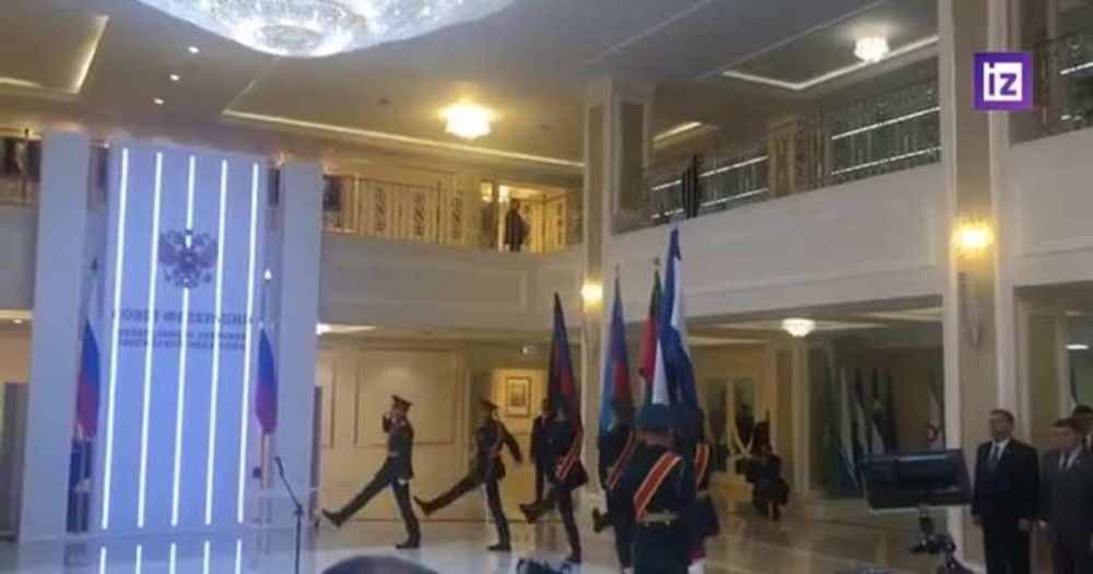 Флаги четырех новых регионов России установили в Совете Федерации