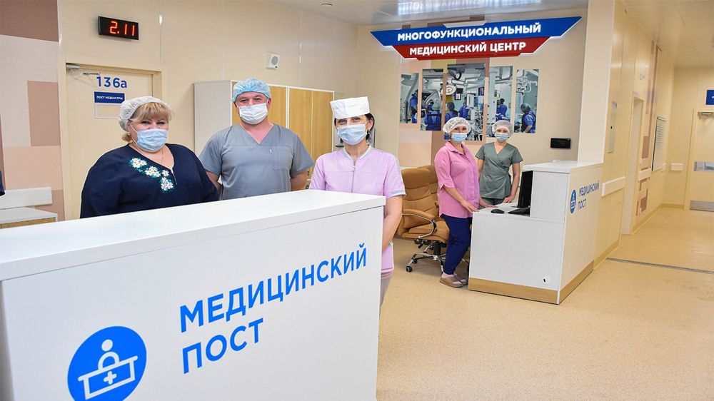 Построенный при поддержке МО РФ медцентр в Луганске досрочно принял первых пациентов