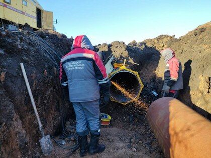 Специалисты "Луганскгаза" восстановили участок газопровода Луганск-Лисичанск-Рубежное