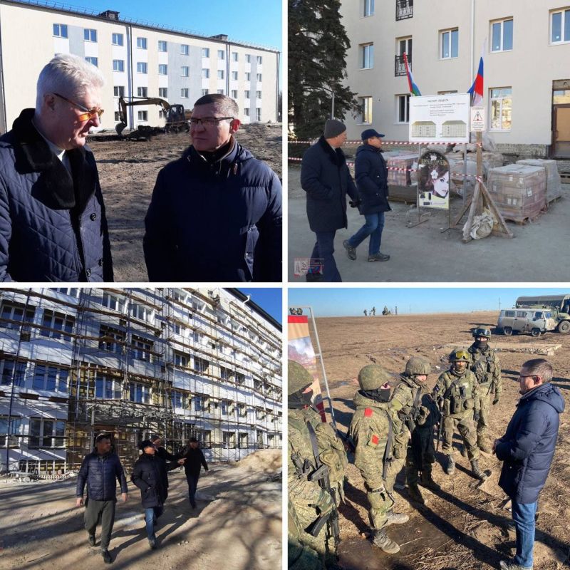 Полпред Президента РФ в УрФО Владимир Якушев проинспектировал ход восстановительных работ в Луганской области и встретился с мобилизованными
