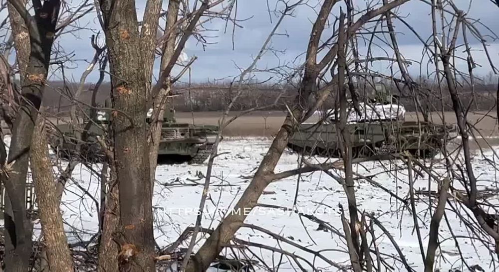 Боевая работа танковых экипажей на Сватовском направлении