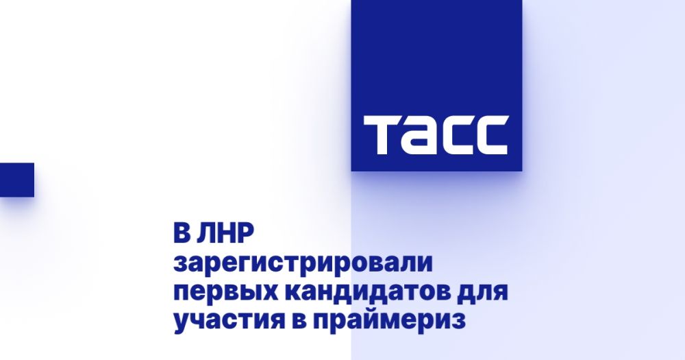 В ЛНР зарегистрировали первых кандидатов для участия в праймериз