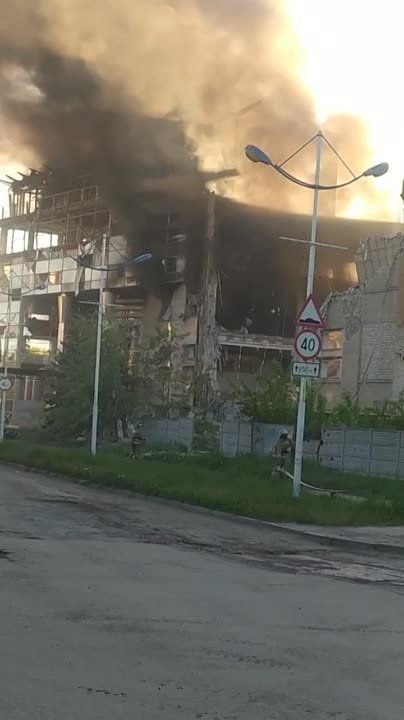 Родион Мирошник: Место взрыва на предприятии Полипак в Луганске