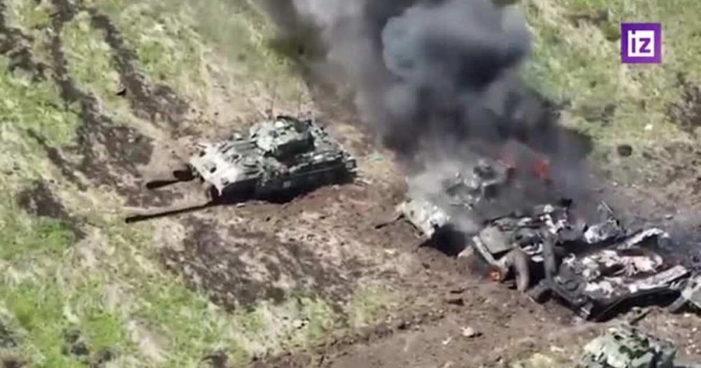 ���������� �������� ����� � "���������" �� Leopard-2 � Bradley