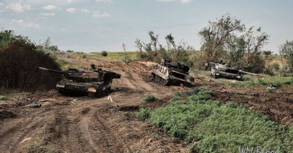 Украинские войска потеряли несколько БМП Bradley под Запорожьем