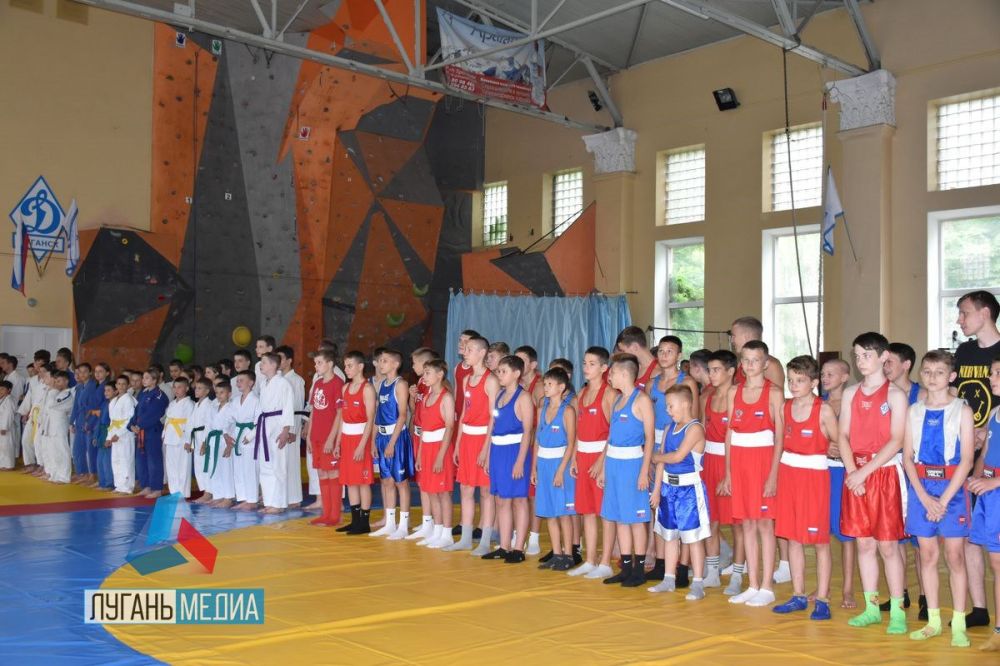 Спортсмены из Дагестана провели мастер-классы для детей Луганска