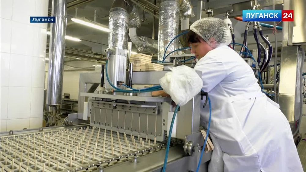 Луганский хладокомбинат запустит новую линию производства мороженного
