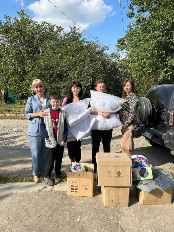 Инна Швенк: Уполномоченный по правам ребенка в Луганской Народной Республике совместно с Луганским штабом гуманитарной акции...