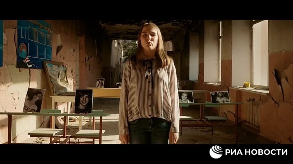 Фаина Савенкова, школьница из Луганска, обращается к ООН: Остановите поставки оружия Украине, которая уничтожает мирные города! Остановите третью мировую войну!!!