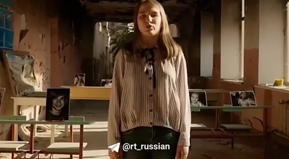 Сергей Лавров передал Антониу Гутеррешу видеообращение к ООН от луганской школьницы Фаины Савенковой, снятое РИА Новости @rian_ru