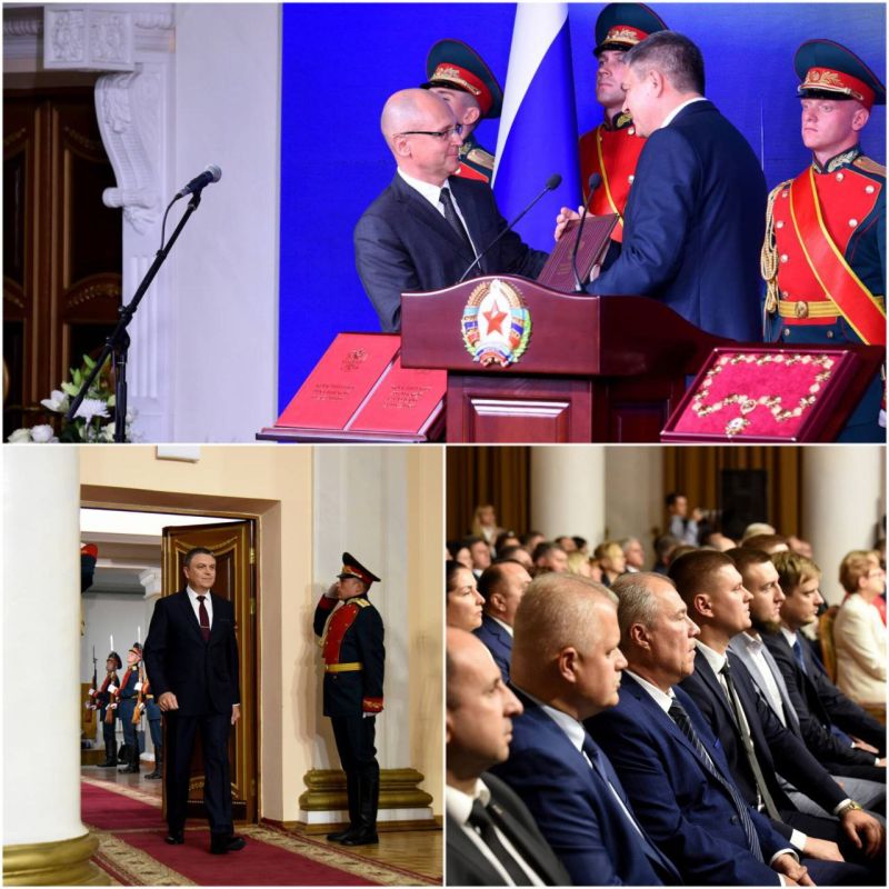 Леонид Пасечник вступил в должность главы ЛНР и принес присягу на верность Конституции России