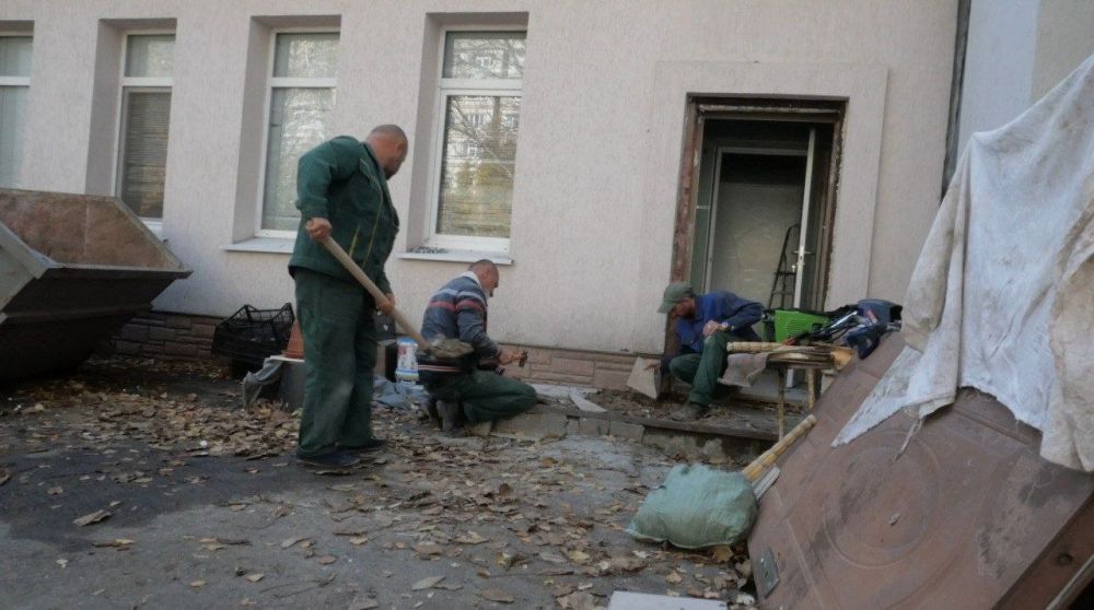 Виктор Водолацкий: По народной программе «Единой России» в Луганске ремонтируют пищеблоки в луганских образовательных организациях