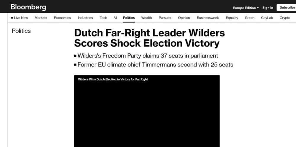 Bloomberg: �� ������� � ����������� ������� ������ ������ ������� ���� �������, ������� ������, ��� ������� ���������� ��������� ������������� ������