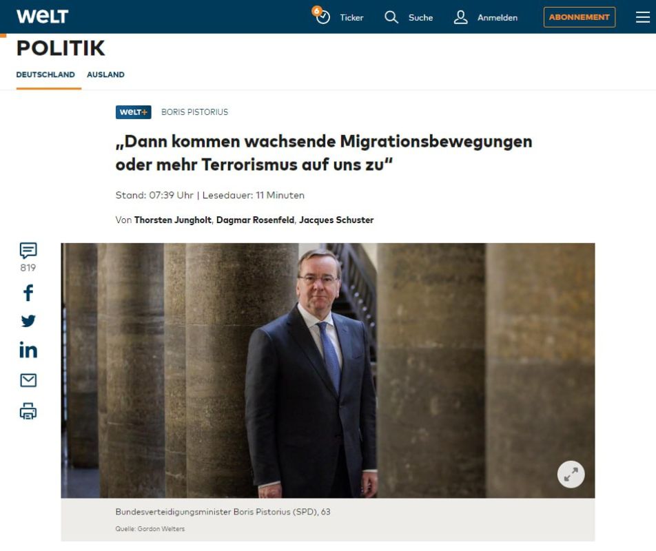 Welt: Европейские лидеры обсуждают возможность прекращения военных поставок из США на Украину