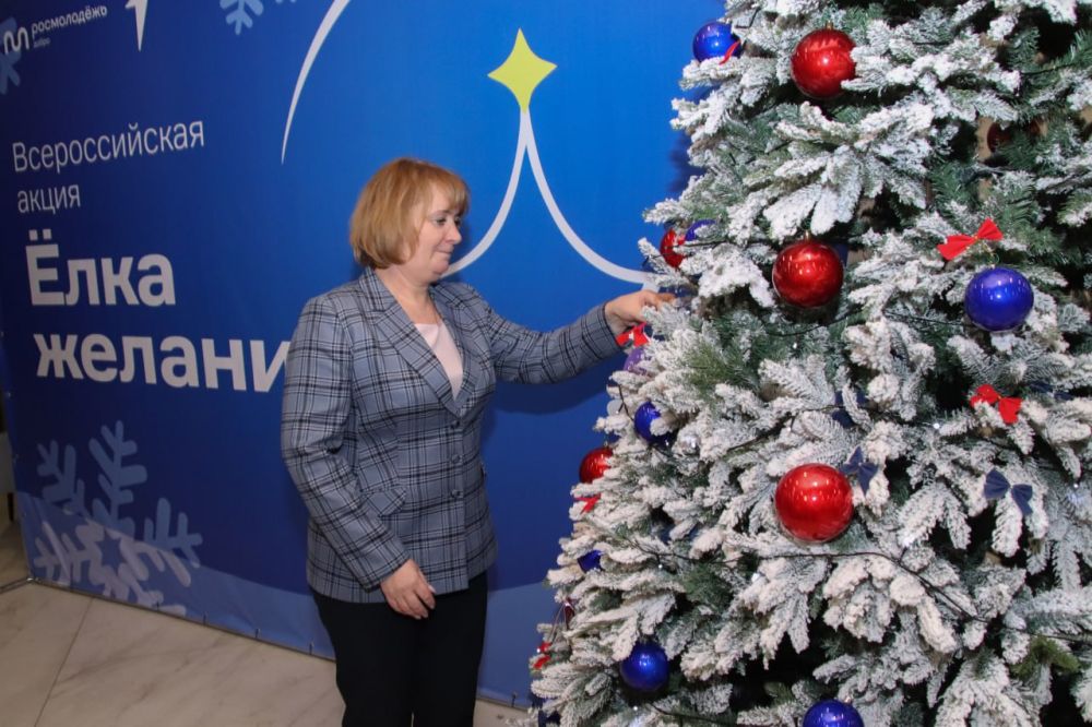 Представители Министерства труда и социальной политики ЛНР приняли участие во всероссийской новогодней акции «Елка желаний»