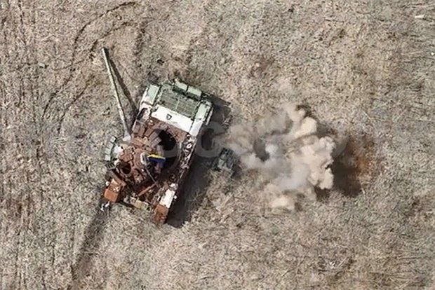 В ДНР военные уничтожили украинский наземный дрон