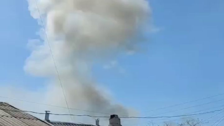 По району автовокзала в Луганске нанесен ракетный удар