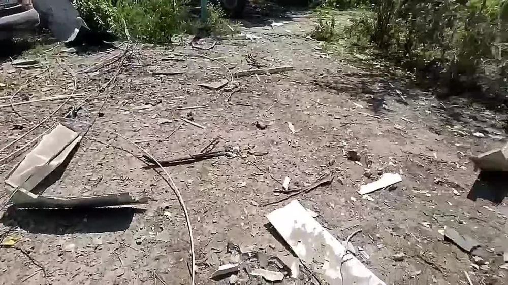 Юлия Витязева: Луганск. Последствия прилёта французской ракеты, выпущенной Украиной