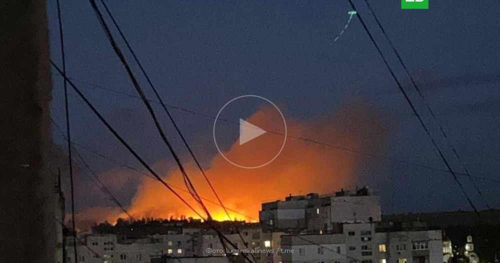 Луганск подвергся повторному обстрелу ВСУ