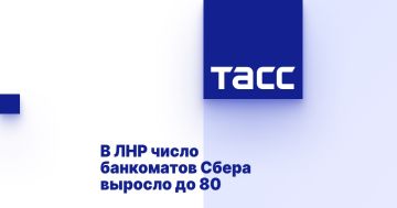 В ЛНР число банкоматов Сбера выросло до 80