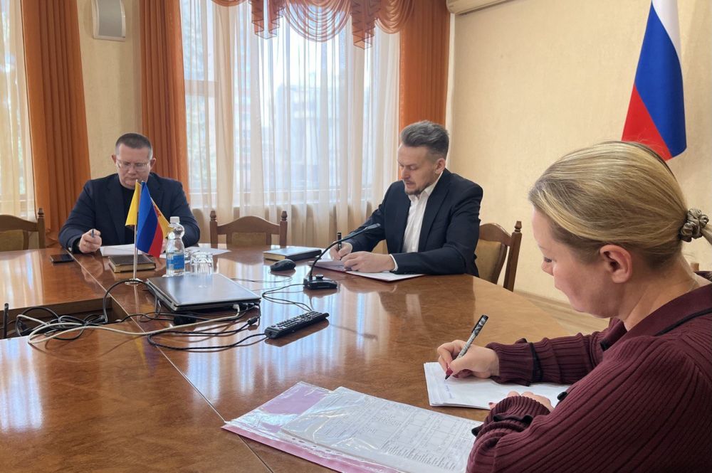 Сегодня состоялась рабочая встреча с представителями г. Луганска, Лутугино, пгт