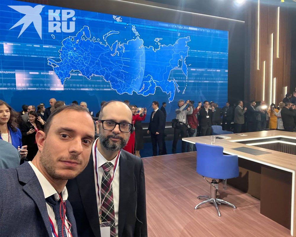 Итальянские журналисты, работающие в Донбассе, находятся на прямой линии Владимира Путина