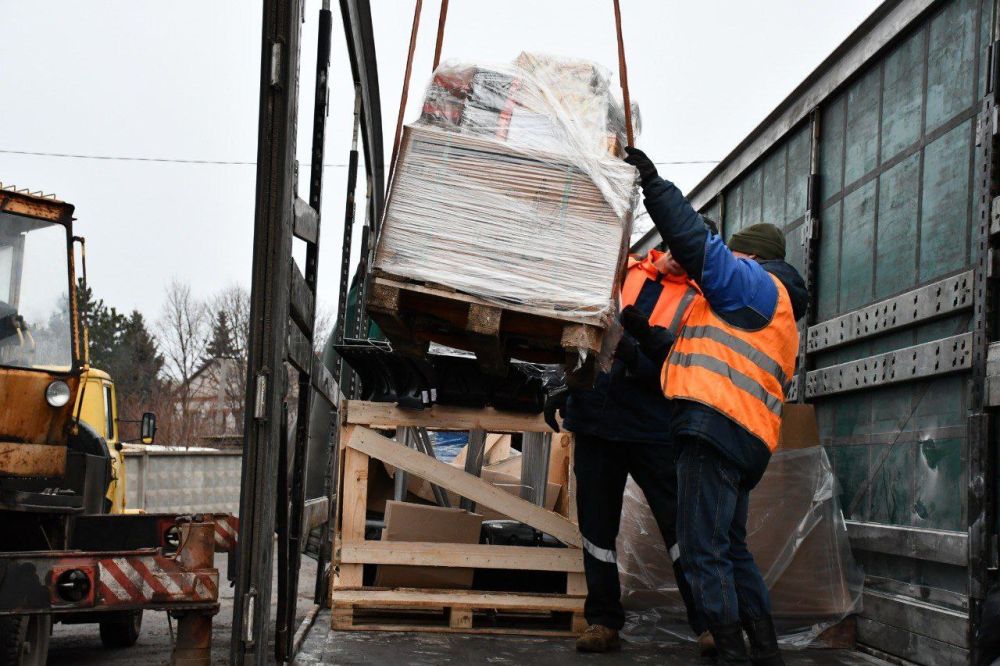 Первомайск получил 15 тонн гуманитарного груза из Калужской области