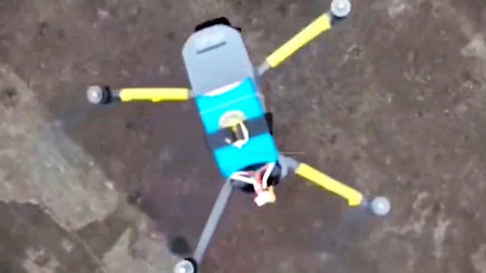 ВС РФ дронами с сеткометами уничтожили украинские беспилотники в ЛНР: видео