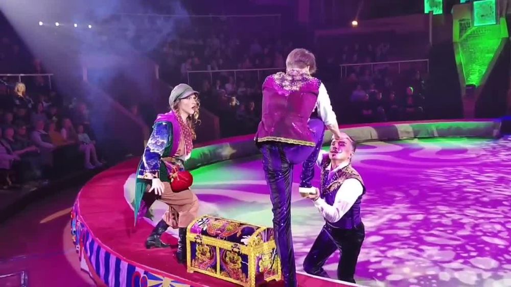 Уникальное цирковое представление - «Жар-птица», представили российские артисты