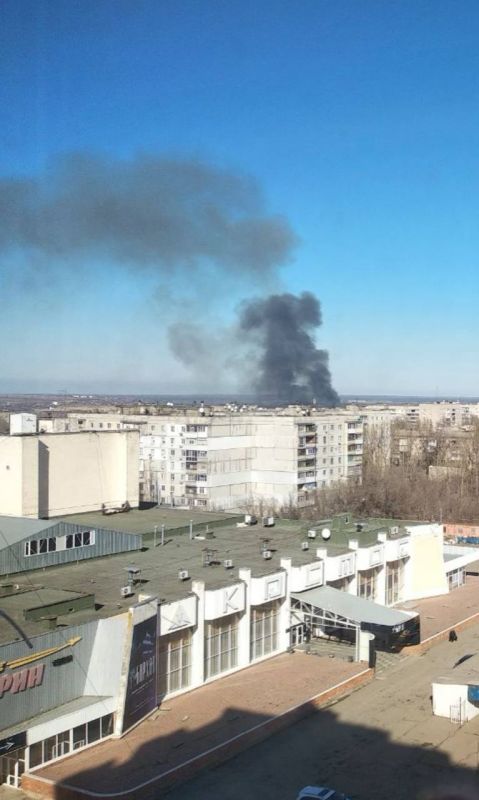 Масштабный пожар в Луганске! Выясняем причины