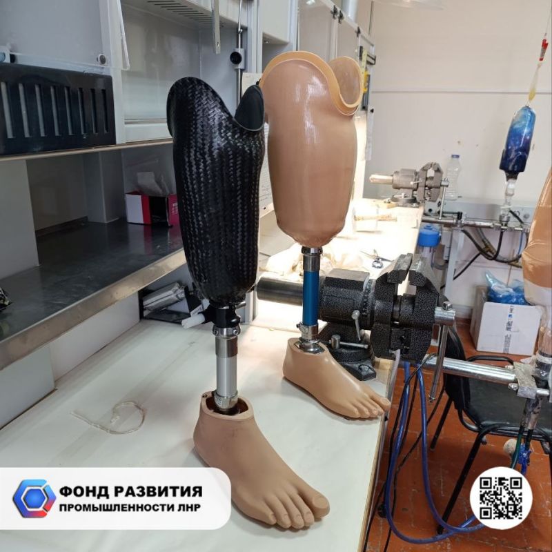 Протезный завод из Луганска стал первым предприятием Республики, полностью завершим реализацию проекта, получившего поддержку регионального Фонда развития промышленности