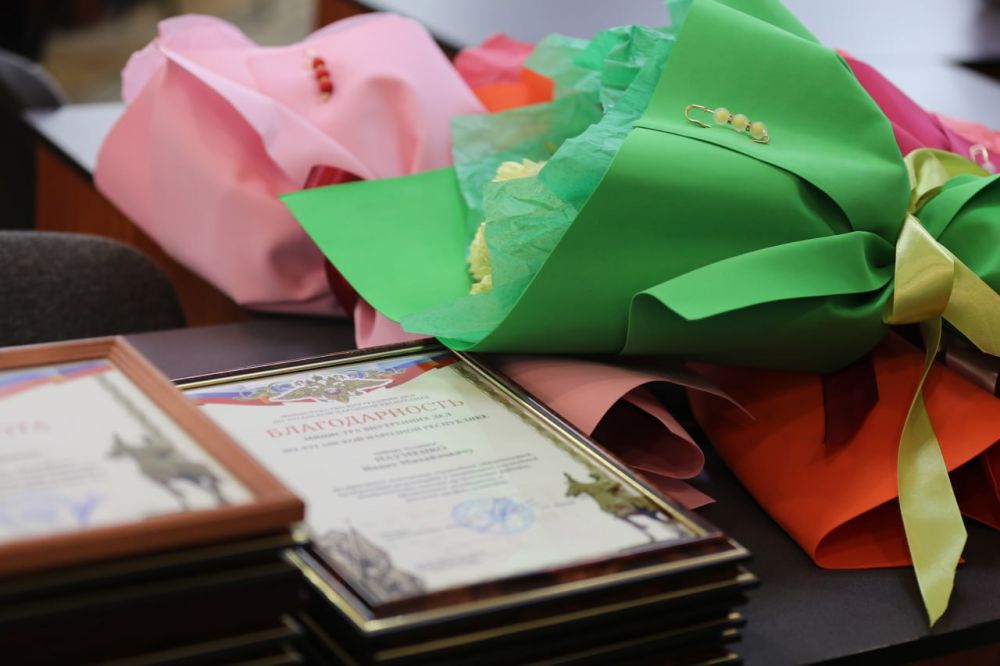 Торжественная церемония награждения сотрудников УЭБиПК прошла в МВД по Луганской Народной Республике