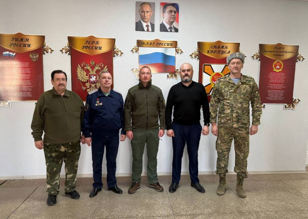 Луганский кадетский корпус с рабочим визитом посетил Советник Главы Луганской Народной Республики