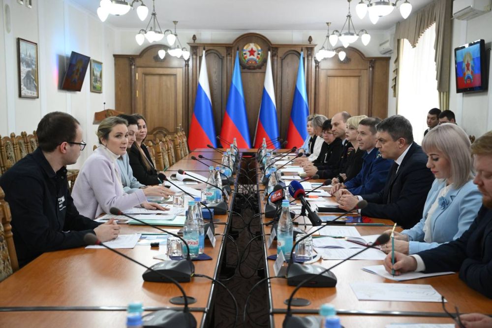 Инна Швенк: С рабочим визитом Луганскую Народную Республику посетила Уполномоченный при Президенте Российской Федерации по правам ребенка Мария Алексеевна Львова-Белова