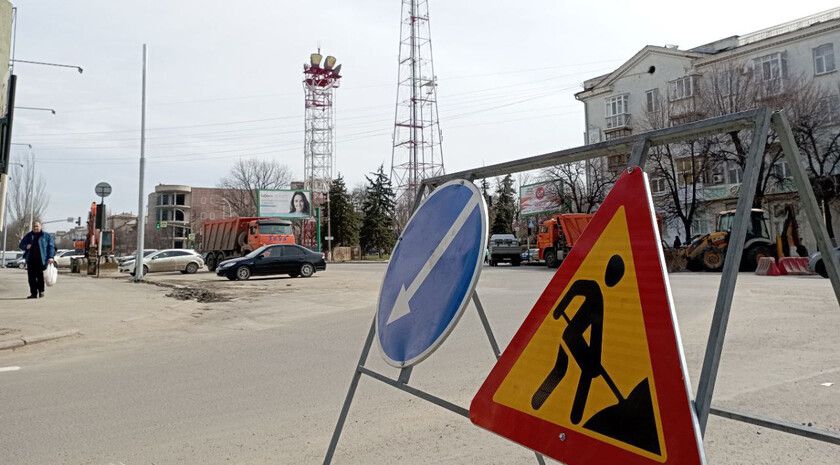 Реконструкция улицы Коцюбинского началась в Луганске