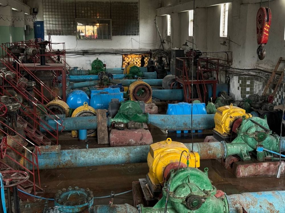 Ремонтные работы на насосной насосной станции в Луганске успешно завершены, сообщили в "Луганскводе"