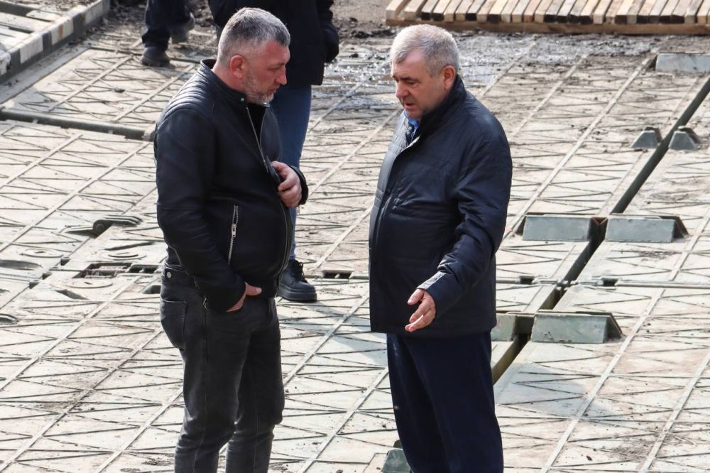 Понтонный мост в районе улицы 395-й Шахтерской Дивизии запущен в работу