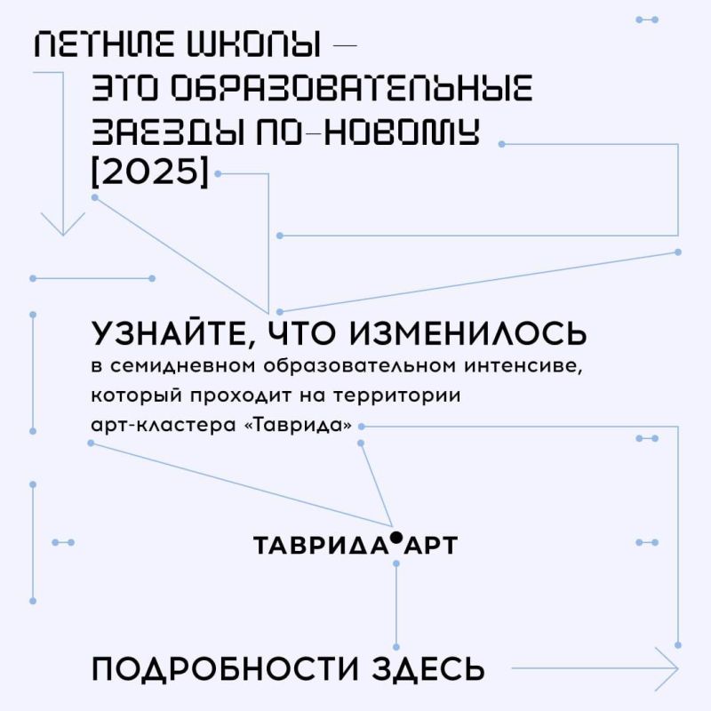 Образовательные заезды арт-кластера "Таврида.АРТ"