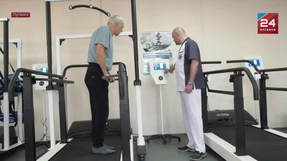 В Луганске открыли первое реабилитационного отделение для пациентов с заболеваниями центральной нервной системы