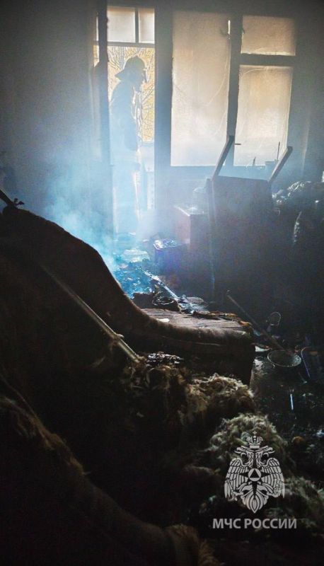 В результате пожара на востоке Луганска погиб 75-летний пенсионер-инвалид