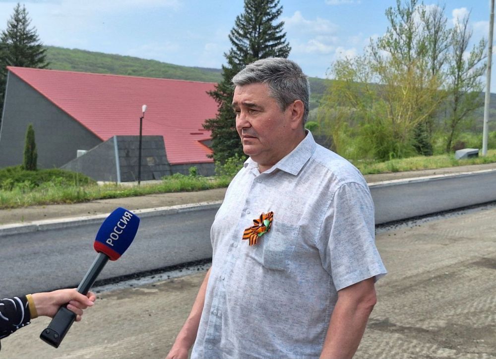 Ремонт автомобильной дороги к Мемориалу Миус-фронт